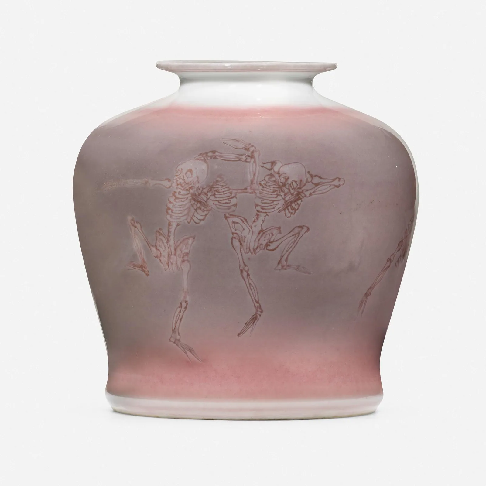 Makuzu K?zan, Vase with skeletons