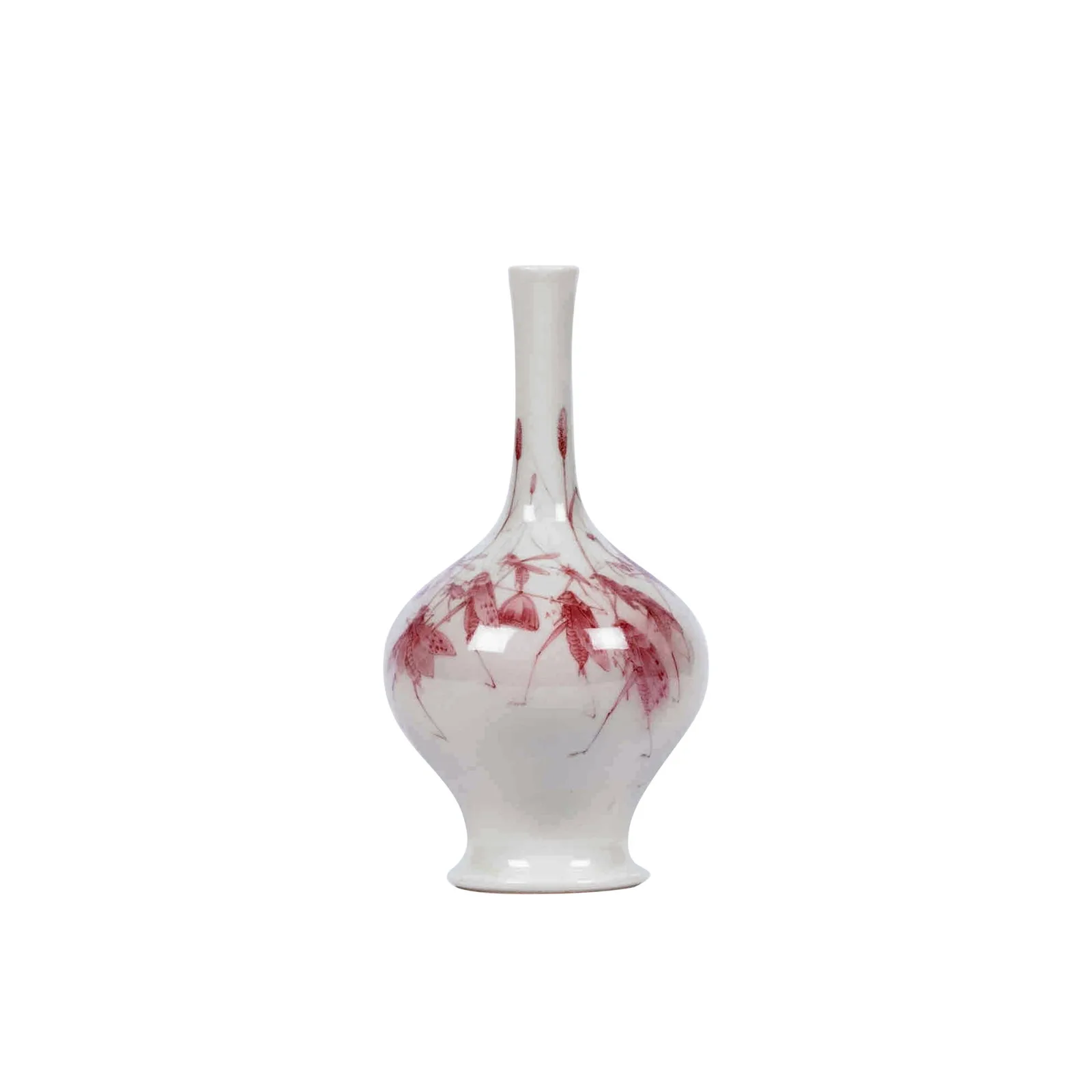 19TH CENTURY MAKUZU KOZAN VASE WITH INSECTS SIGNED